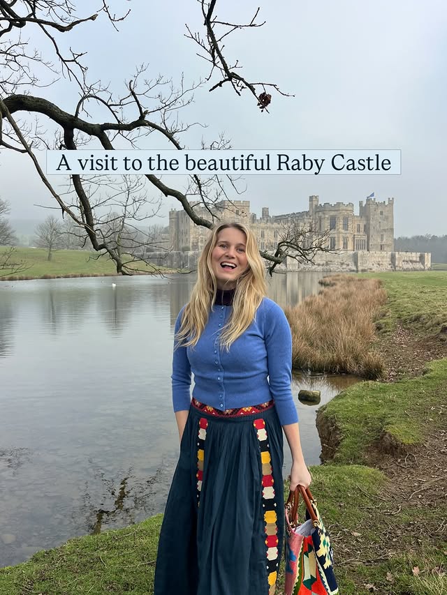Instagram post by an influencer for BRORA. Caption reads: Ad- A visit to possibly my favourite castle to....