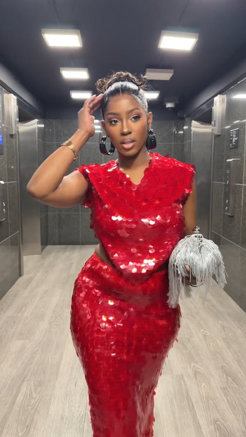 Instagram post by @lalaraeee for New Look. Caption reads: ad Festive season but make it fashion. The....