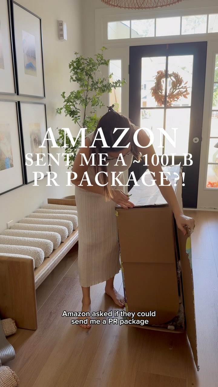 Instagram post by @becominghomebody for Kodiak Cakes. Caption reads: Amazon coming thruuuuu with the most thoughtful....