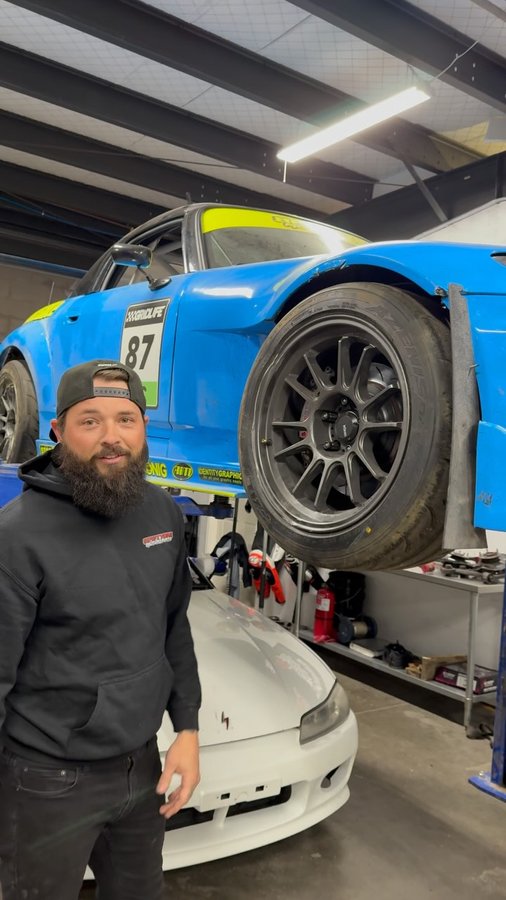 Instagram post by @ahhhhnick for Konig Wheels. Caption reads: [...] set for the 2025 season with the....