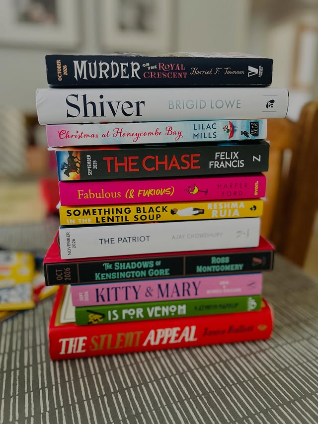 Instagram post by @travels.along.my.bookshelf for Viking Books. Caption reads: [...] Royal Crescent @harrietevansauthor....
