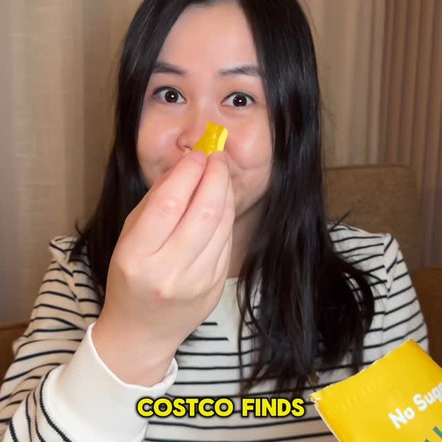 Instagram post by @nickandhelmi for FUNDAY Natural Sweets. Caption reads: We recently went on our usual Costco run🛒and....