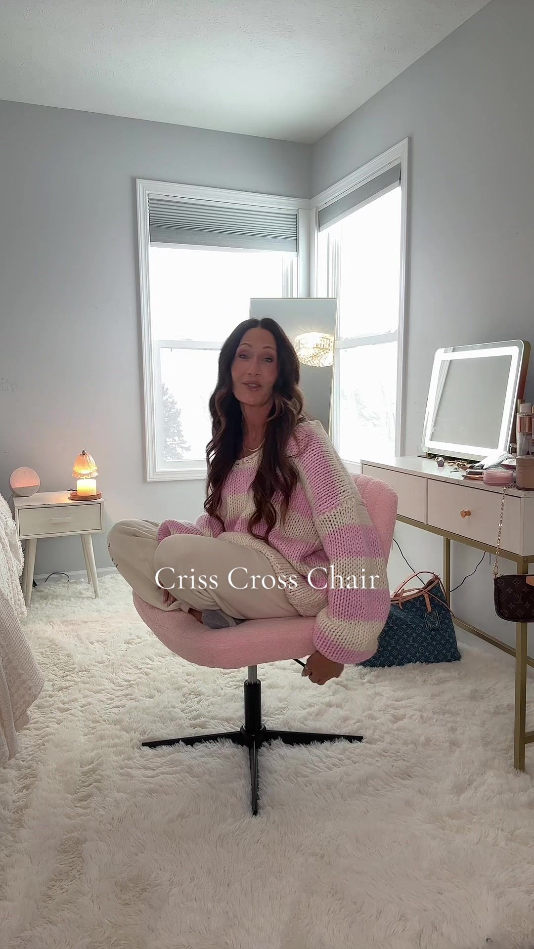 TikTok post by @liveurbestlifewithjodie for Sweet Furniture Plus. Caption reads: [...] and availability can change. @Sweet....