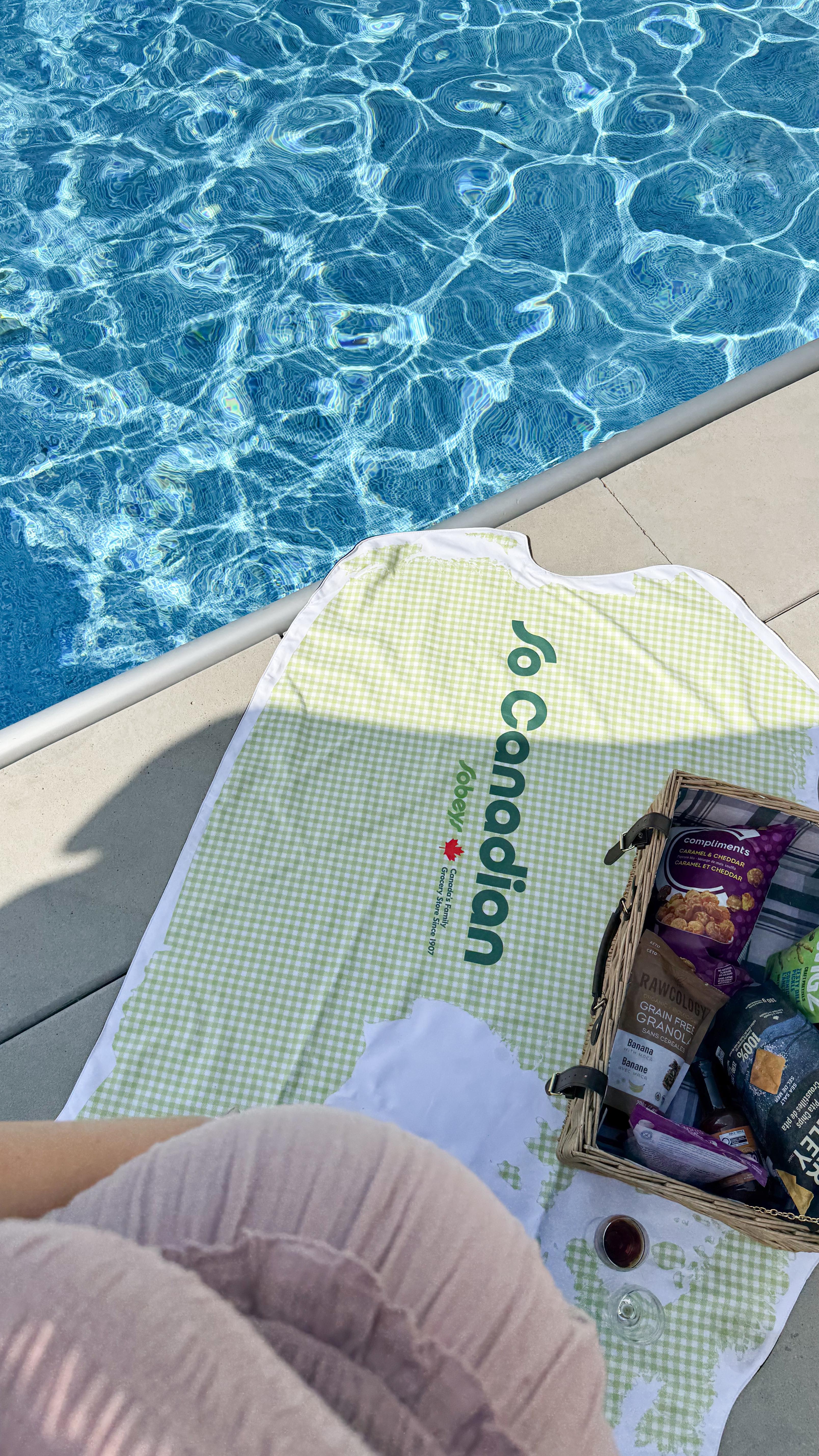 Instagram post by @kensiewebsterlife for Sobeys. Caption reads: Exciting news! Sobeys is hosting a So Canadian....