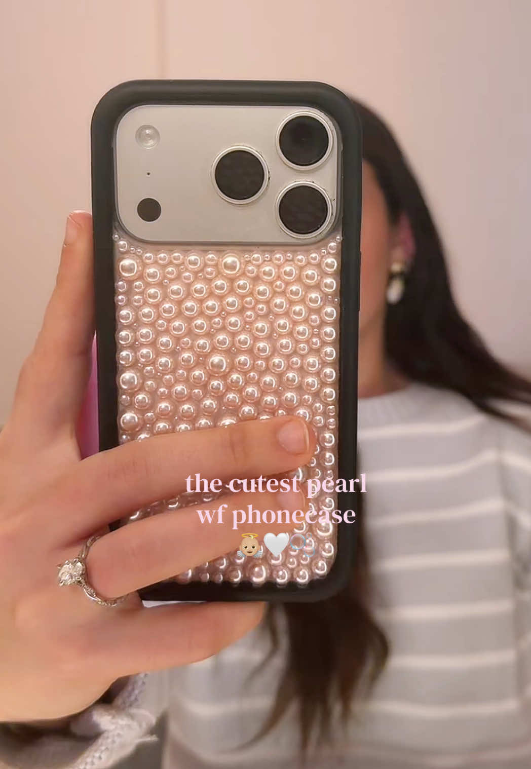 TikTok post by @uluvaves for Wildflower Cases. Caption reads: @Wildflower Cases a moment for the [...].