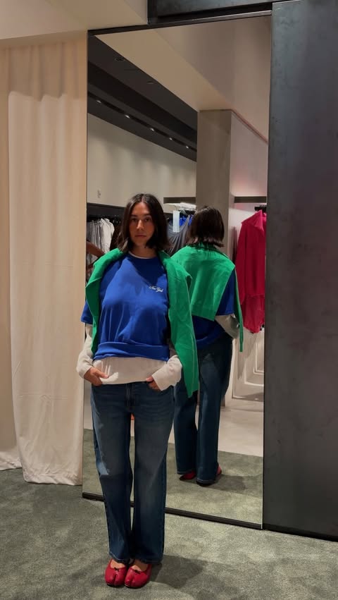 Instagram post by @jules.jacobson for Walmart. Caption reads: a very good start to NYFW at the @walmart fashion....