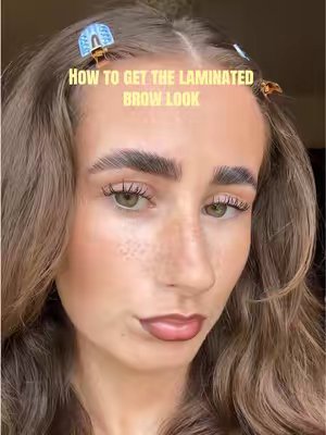 TikTok post by @molly.oneill03 for byellie. Caption reads: Obsessed with this 😍😍 @byelliebeauty #brows....