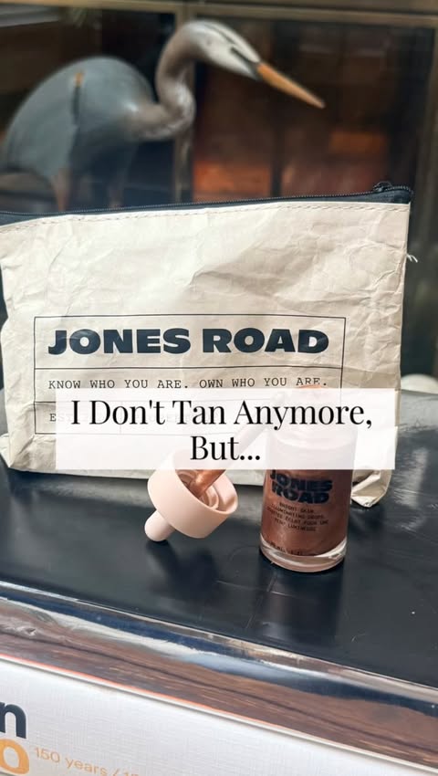 Instagram post by @fountainof30 for Jones Road Beauty. Caption reads: [...] why I’ve been reaching for the new....