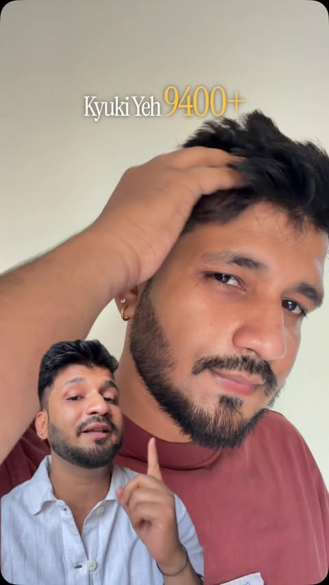 Instagram post by @belikeabhii for Bare Anatomy. Caption reads: Hair fall aur thinning ne confidence hila diya tha....