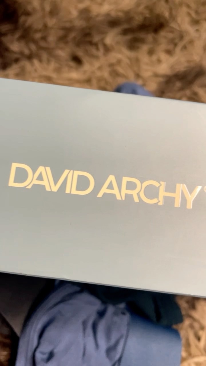 Instagram post by @imarcelomorales for DAVID ARCHY. Caption reads: Hi guys, my friends from David Archy....