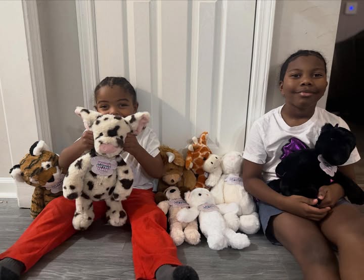 Instagram post by @loyalbfresh for Stuffedanimals. Caption reads: Found the PERFECT soft plushies for kids!....