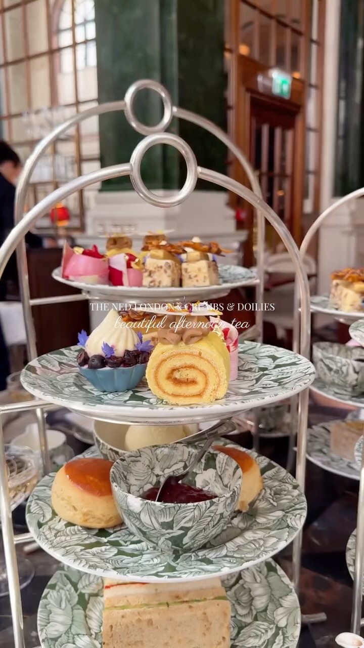 Instagram post by @digitaldiarylondon for VISIT LONDON. Caption reads: If you love cake AND beautiful spaces… this one’s....