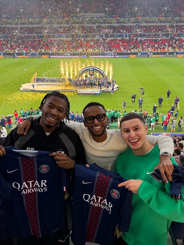 Instagram post by @oussifooty for Visit Qatar. Caption reads: Doha delivered. Again. 🇶🇦

1. FIC Final ❤️💙
2.....