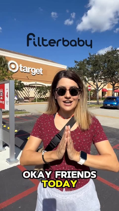 Instagram post by @ugc_nazz for Filterbaby. Caption reads: [...] healthier skin & better hair ✨ The new....