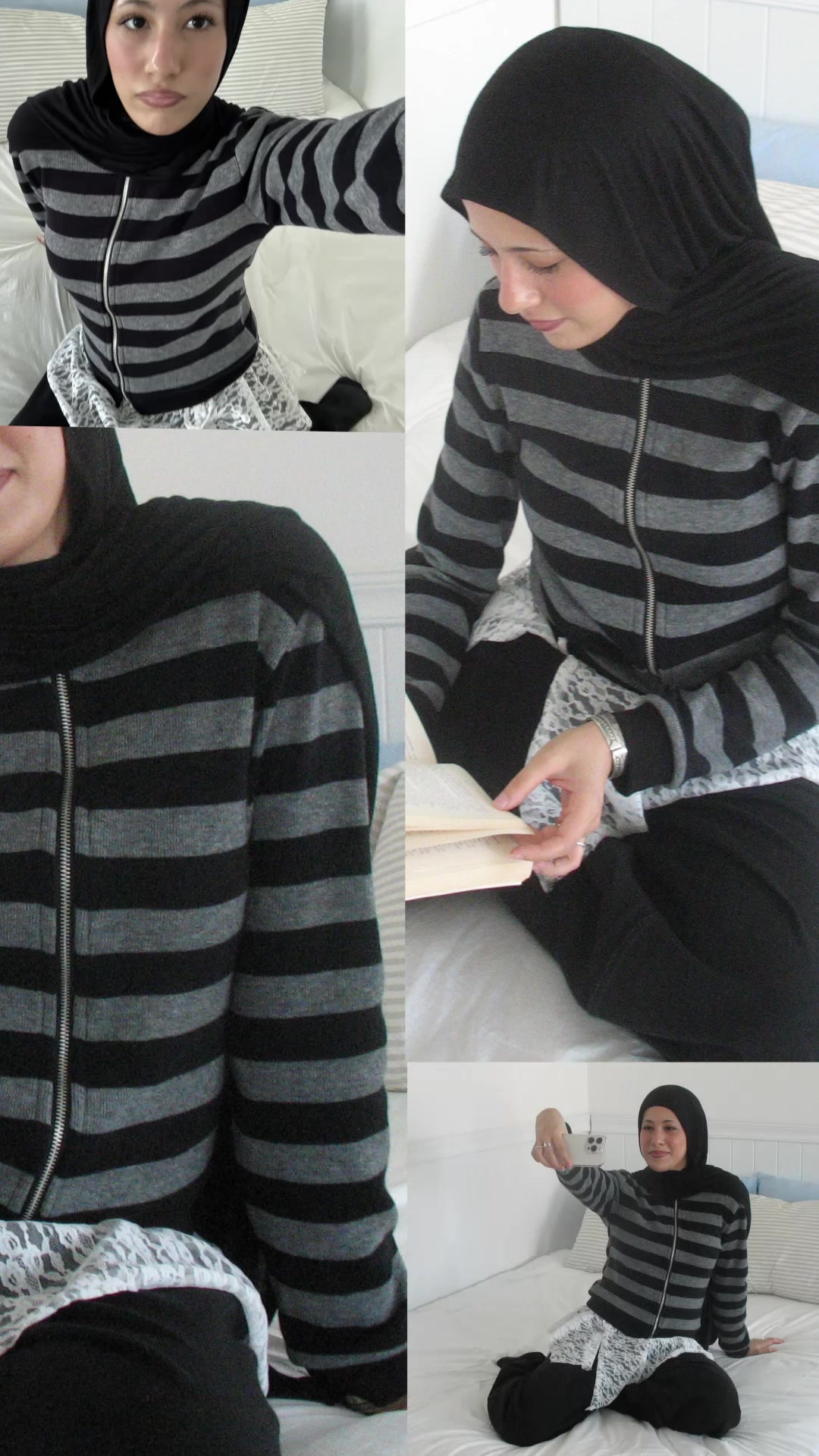 TikTok post by @aminasnotokay for LEWKIN. Caption reads: my @Lewkin lewkbook featuring my top picks out now....