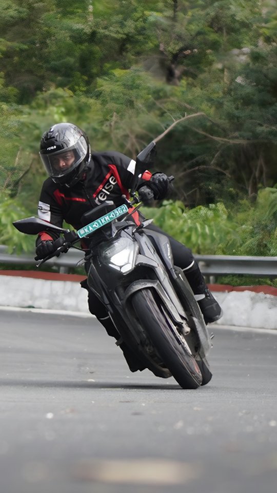 Instagram post by @bulubiker for Reise Moto. Caption reads: ✨ Built for riders who demand confidence on every....