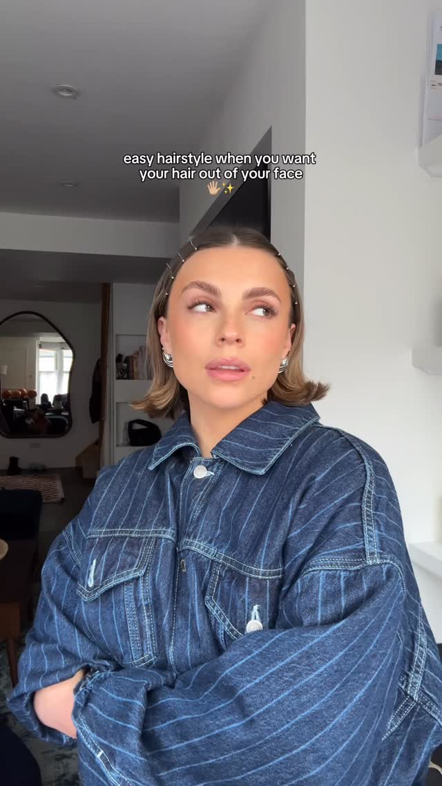 Instagram post by @gemmaadby for Accessorize. Caption reads: When in doubt get the hair clips out....