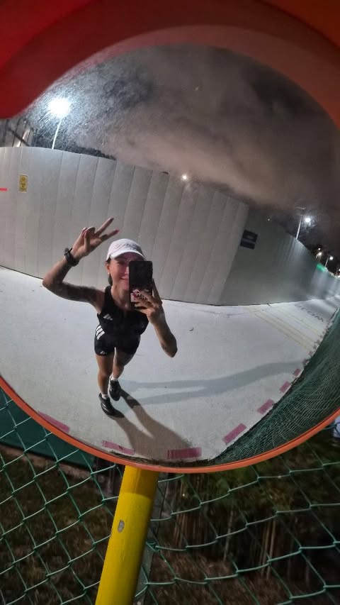 Instagram post by @so_fieeee for adidas Singapore. Caption reads: A day in motion with my #ADIZERO EVO SL....
