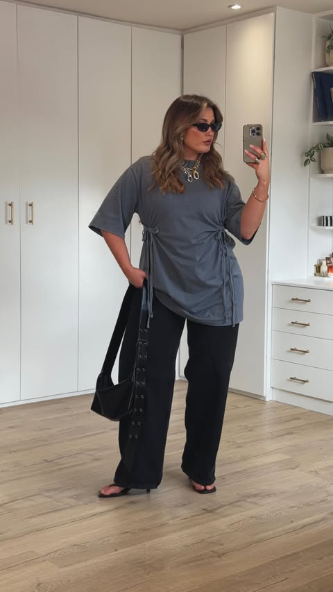 Instagram post by @fayequeenan for Simply Be. Caption reads: Ad @simplybeuk styling my new season pieces, which....