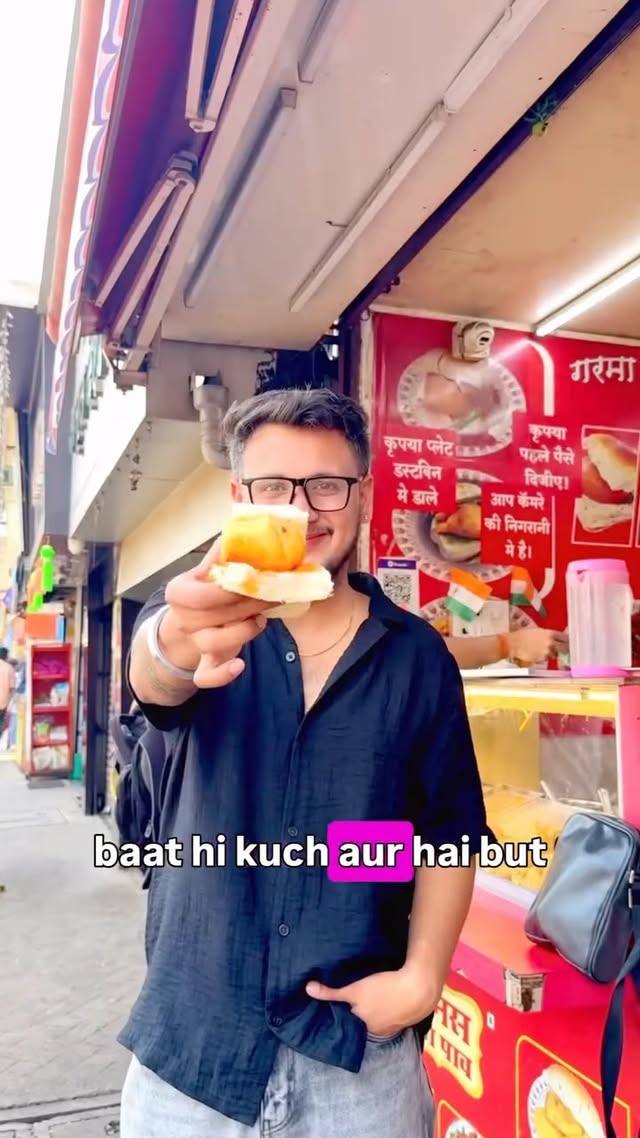 Instagram post by @thelostchefff for Kissan. Caption reads: [...] WAY😍❤️ . Paired my Vada pav with “Kissan....
