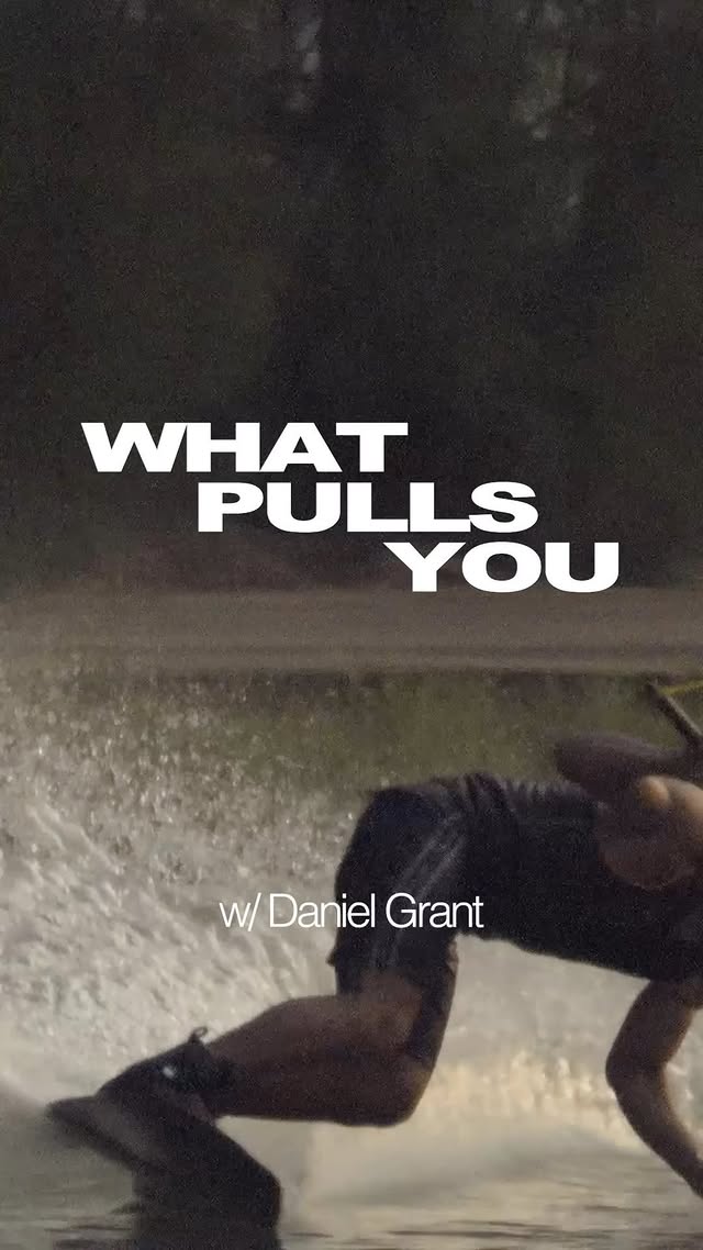 Instagram post by @danielgranttt for Liquid Force. Caption reads: [...] What Pulls You? Dropping 25/3/24 A....