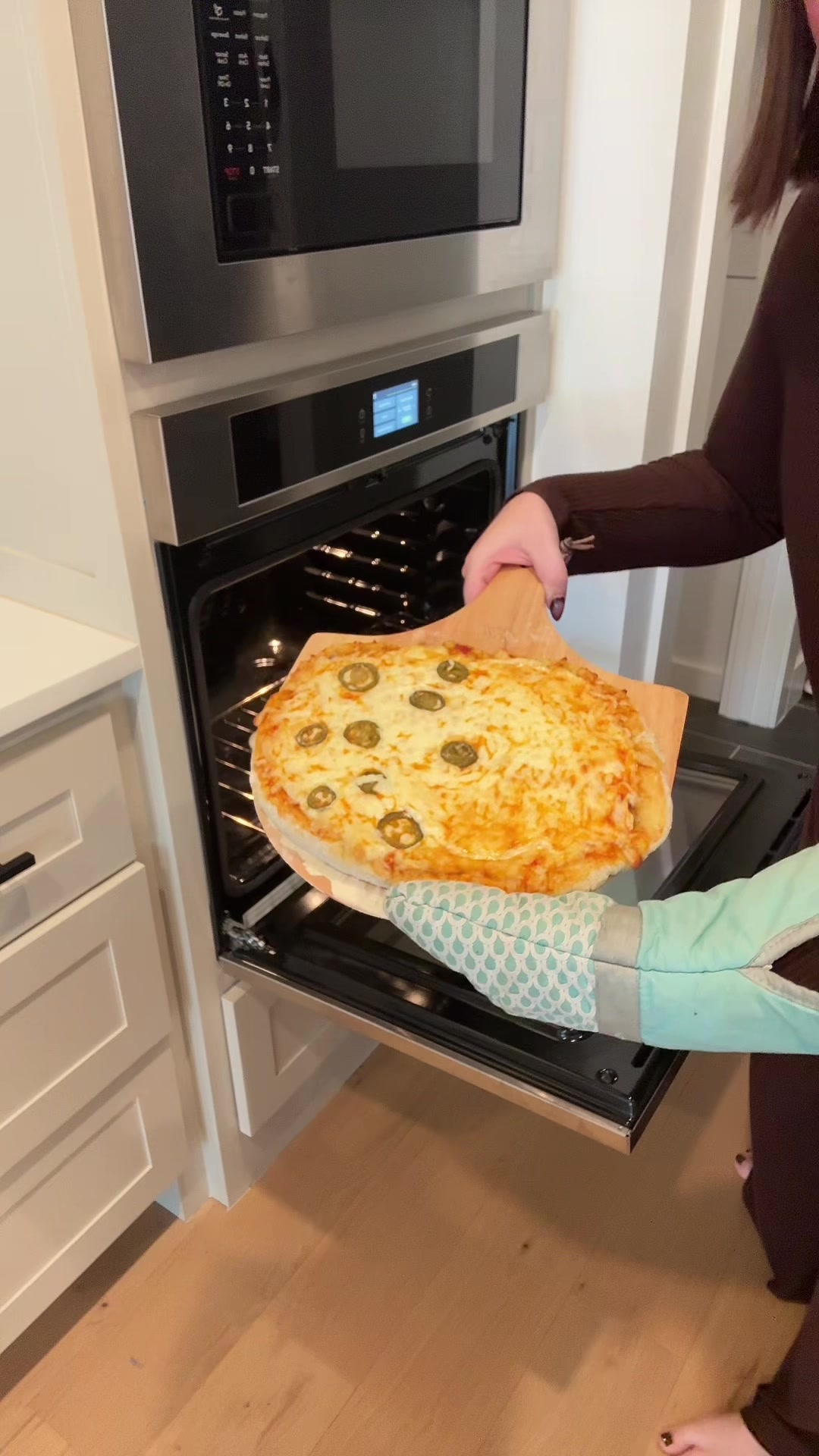 TikTok post by @knc_123 for Trader Joe's. Caption reads: [...] #cookingtiktok @Prego @Trader Joe's.