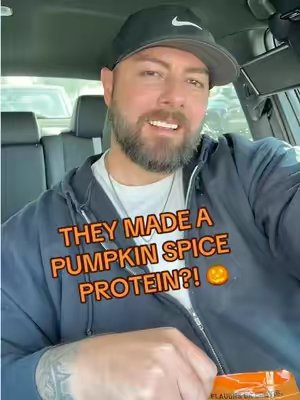 TikTok post by @tacticaltxdad for JOCKO FUEL. Caption reads: [...] definitely my cup of protein. 😂🎃....