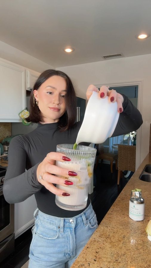 Instagram post by @paigeejenna for Jade Leaf Matcha. Caption reads: [...] your Matcha loving friends & family....