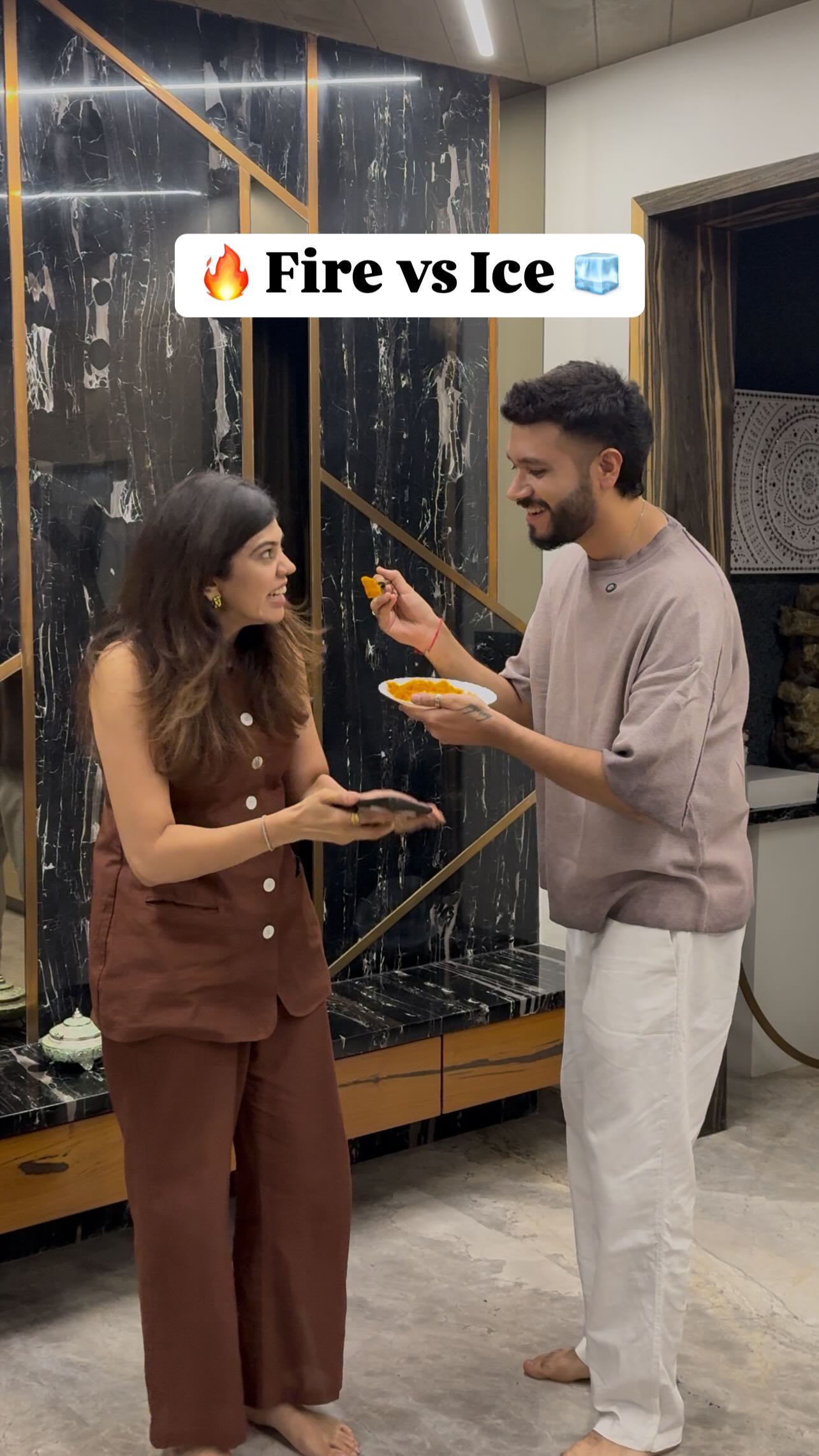 Instagram post by @chaitaliandharshil for Bosch Home DE. Caption reads: People say opposites attract.
They do and they....