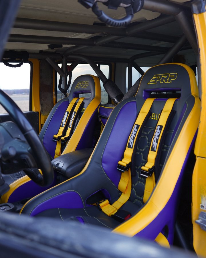 Instagram post by @yellerlife for PRP Seats. Caption reads: [...] SEATS ARE IN 👏👏👏👏 we put my new....