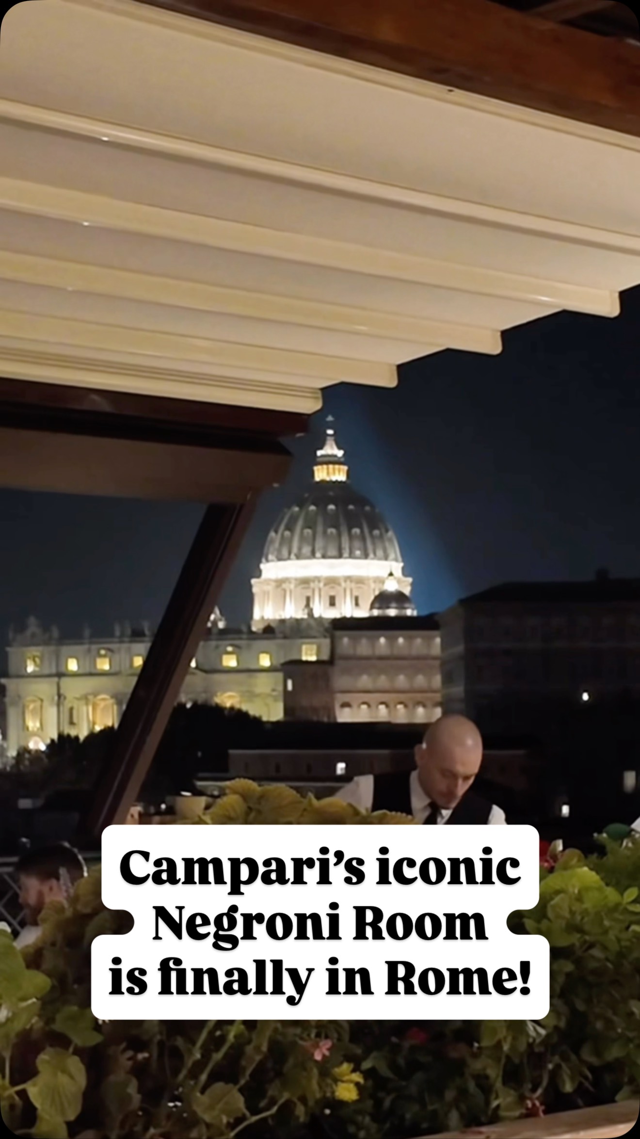 Instagram post by @iambrianneb for Campari. Caption reads: The Negroni isn’t just a drink. It’s an Italian....