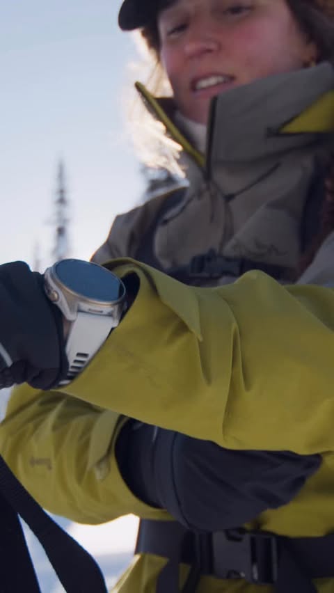 Instagram post by @spencerobrien for Garmin. Caption reads: [...] with @melissariitano . Using the @garmin....