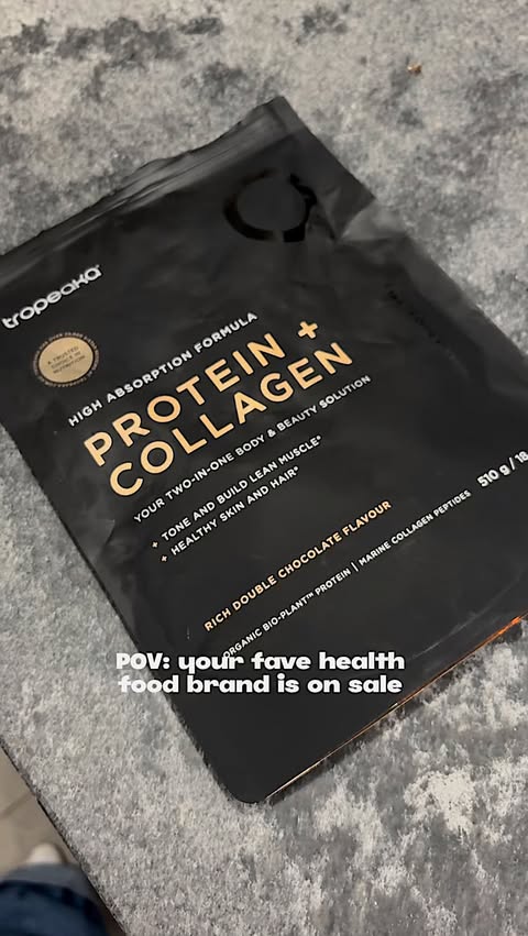 Instagram post by @carla.zai for Tropeaka. Caption reads: [...] health foods this Black Friday with....