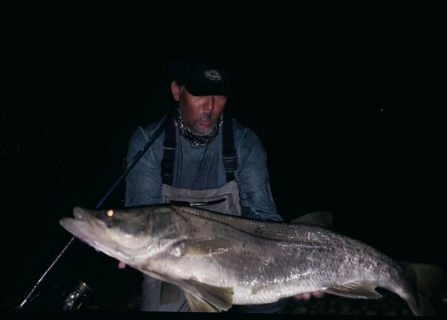 Instagram post by @crazy_alberto_knie for Mustad Fishing. Caption reads: NO DISRESPECT... One of the reasons I choose to....