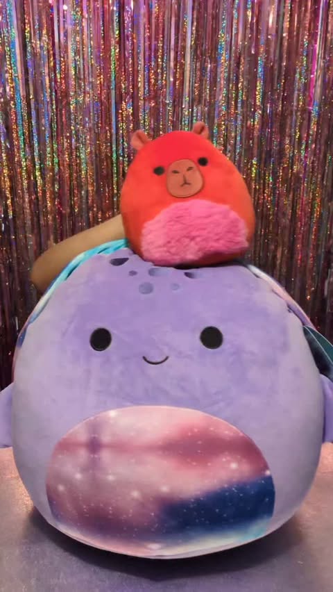 Instagram post by an influencer for Smyths Toys Superstores. Caption reads: AD | The newest Squishmallow has arrived with the....