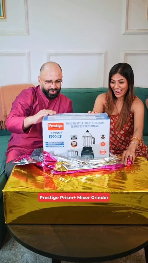 Instagram post by @mrs_eattripclick for TTK Prestige. Caption reads: Anniversaries don’t need big speeches. They need....