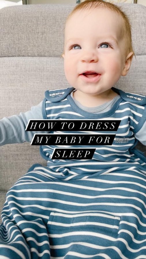 Instagram post by @amandathemamacoachvan for Woolino. Caption reads: How Should I Dress my Baby for Sleep!?

I feel....