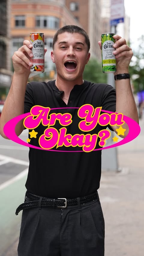 Instagram post by @areyouokayshow for Jose Cuervo USA. Caption reads: shout out fake fiancée, shout out....