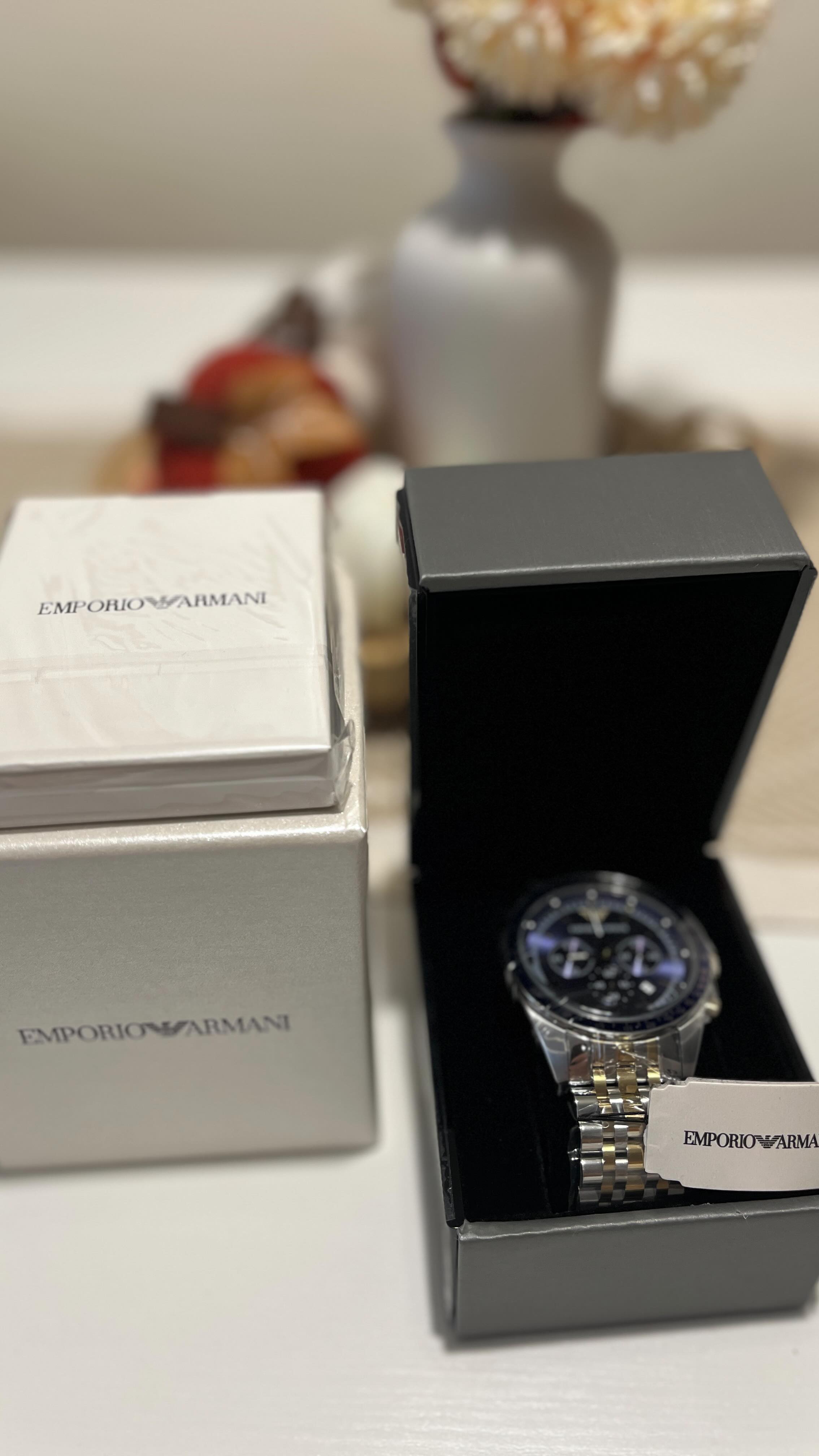 Instagram post by @muca_roan for Wowcher. Caption reads: Men’s Emporio Armani Watch @wowcher 

Promo Code:....