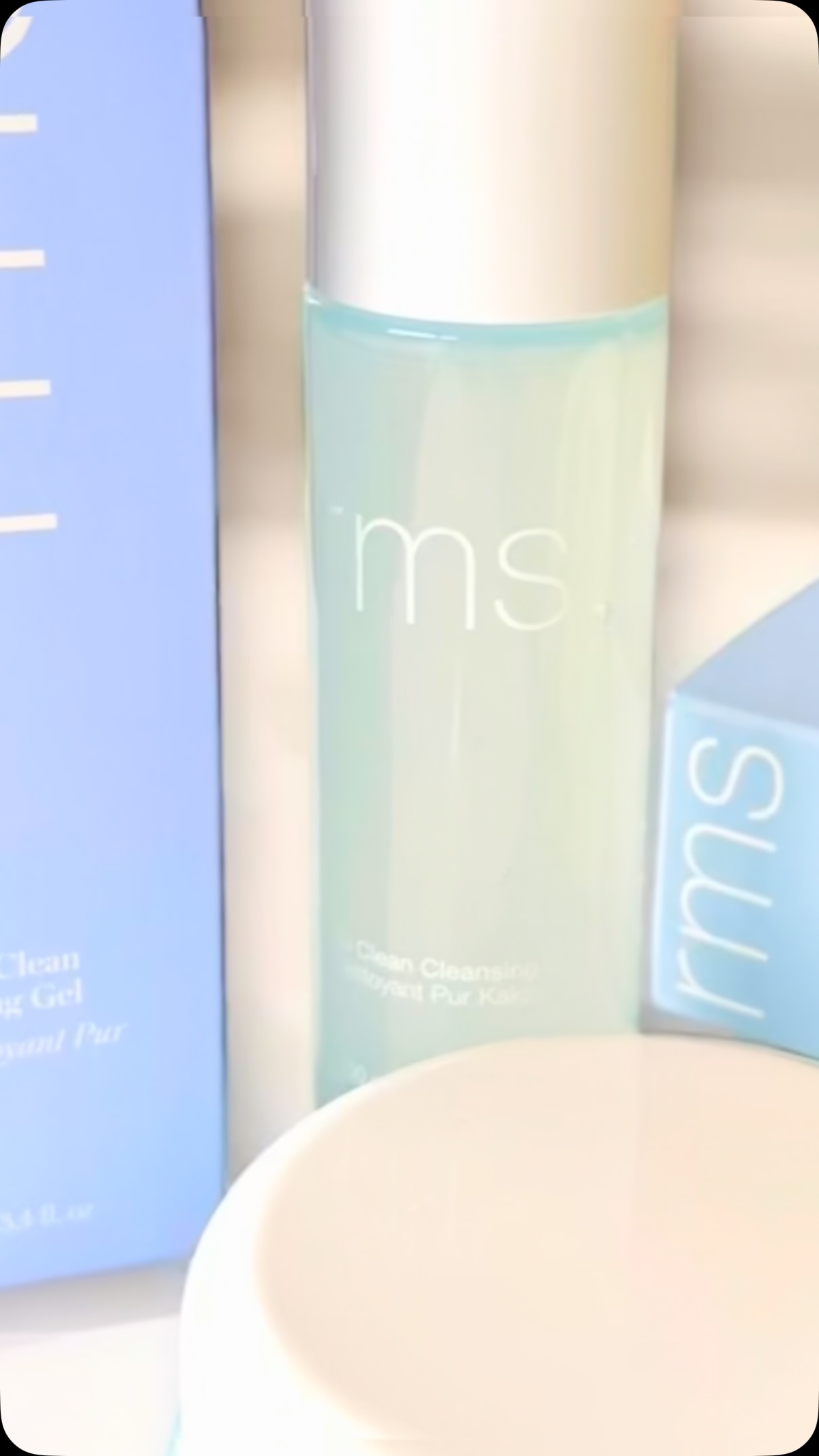 Instagram post by @thebestfacebeautyblog for RMS BEAUTY. Caption reads: ✨ My first time trying skincare from 𝐑𝐌𝐒....