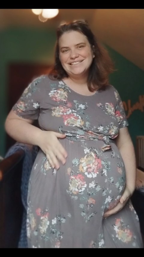 Instagram post by @christinacosgrove11 for Baby Brezza. Caption reads: [...] my ultimate mom hack 😅💡 I keep the Baby....