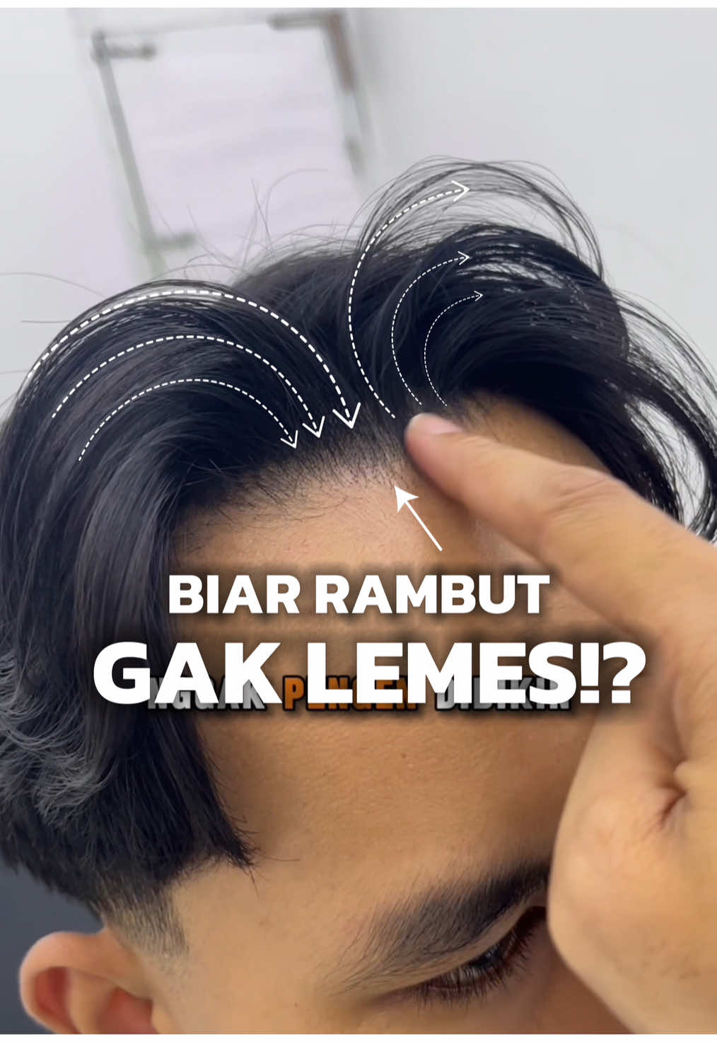 TikTok post by @sanuri254 for Cave Men's Grooming. Caption reads: [...] poni kalian! Jangan turu mulu🫵 @CAVE Men's....