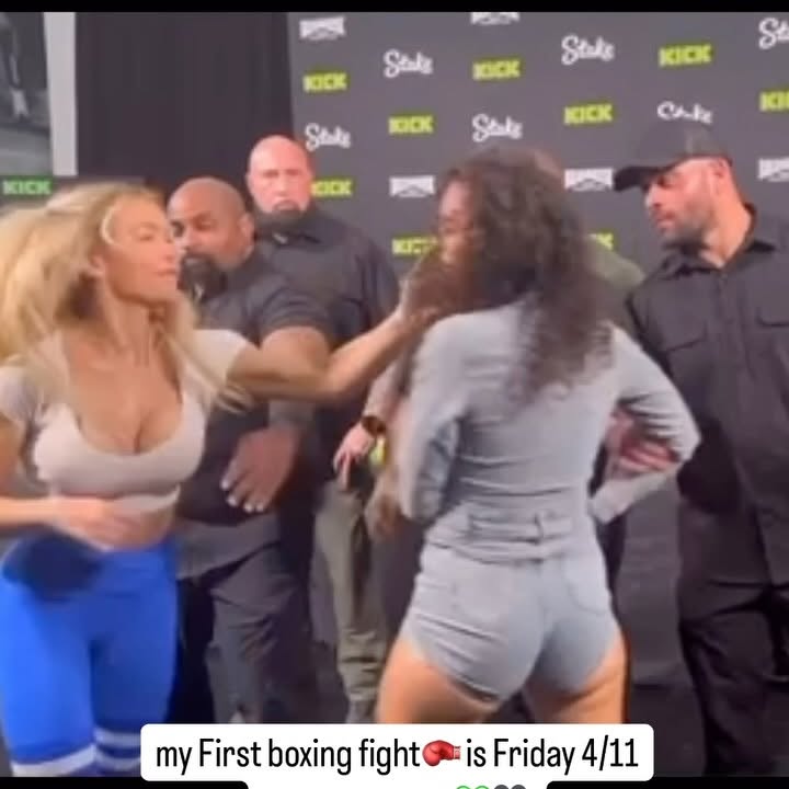 Instagram post by @woodbaabi for Kick. Caption reads: [...] to @adinross @brandriskpromotions and....