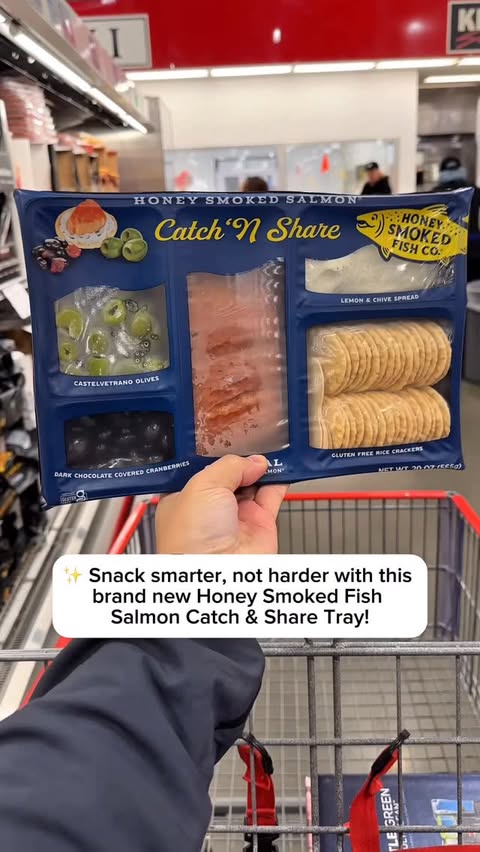 Instagram post by an influencer for Honey Smoked Fish Company. Caption reads: ✨ Create the ultimate holiday spread with the new....