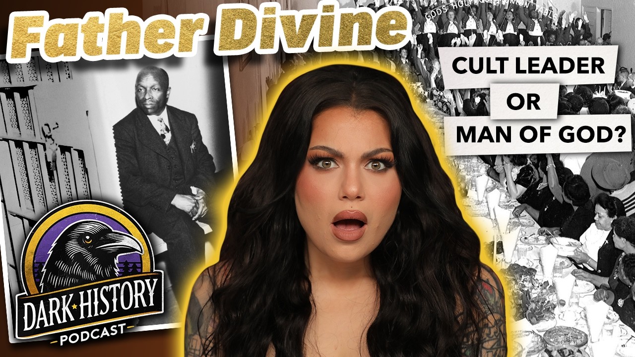 YouTube post by @BaileySarian for Stitch Fix. Caption reads: The Mysterious Cult Leader Who Inspired Jonestown.