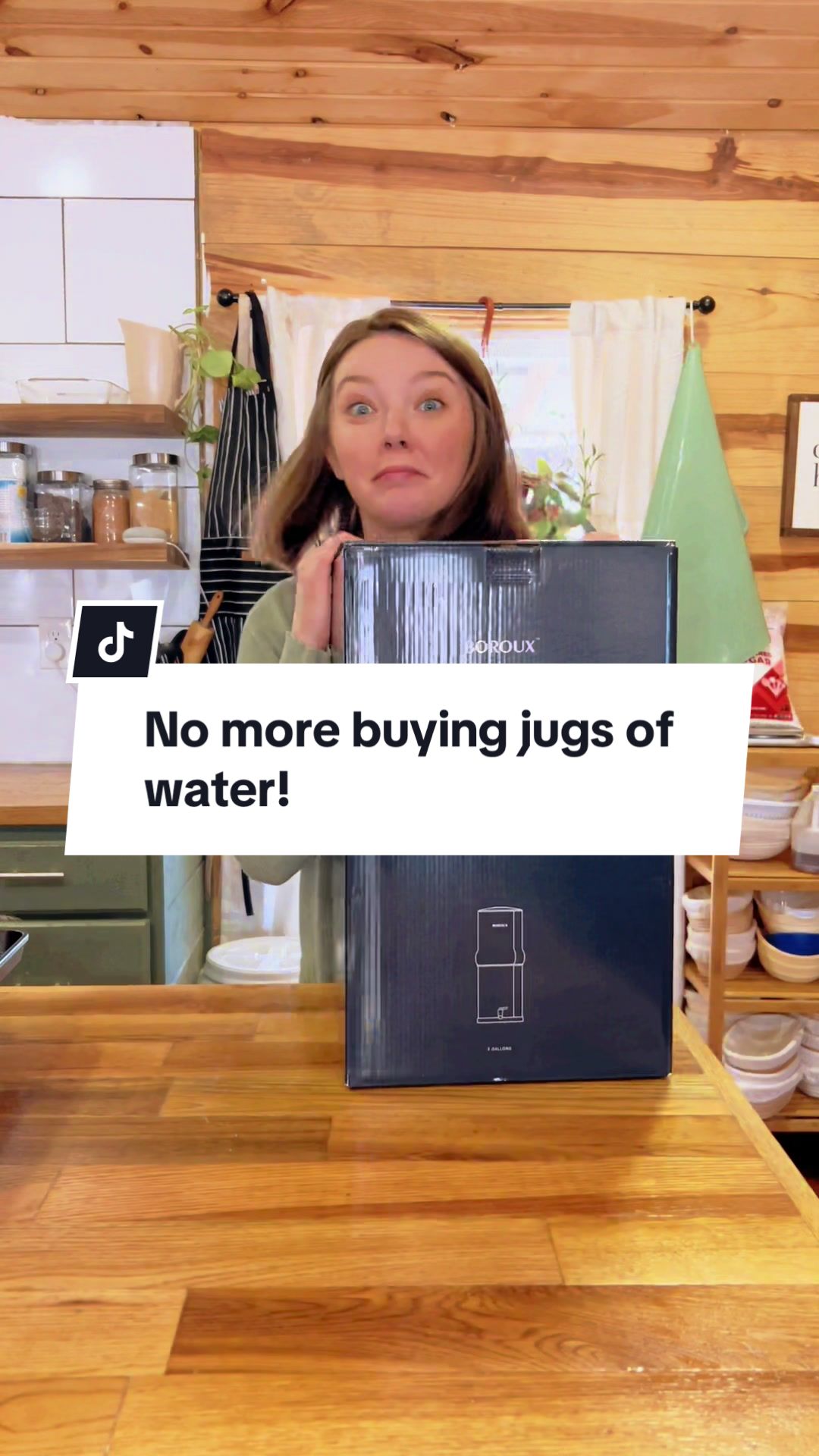 TikTok post by @theventuringhomestead for Boroux. Caption reads: [...] unboxing video until now - SO STOKED!....