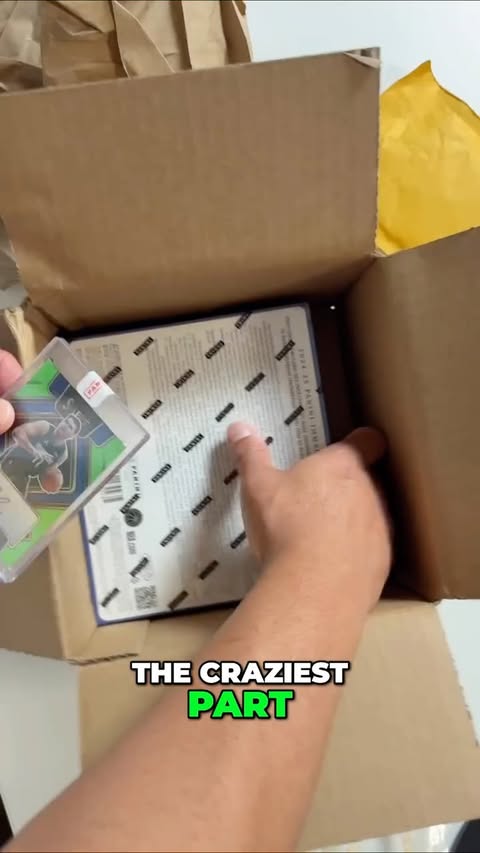 Instagram post by @heskicks for Panini America. Caption reads: [...] inside. Patience pays off! Thank you....