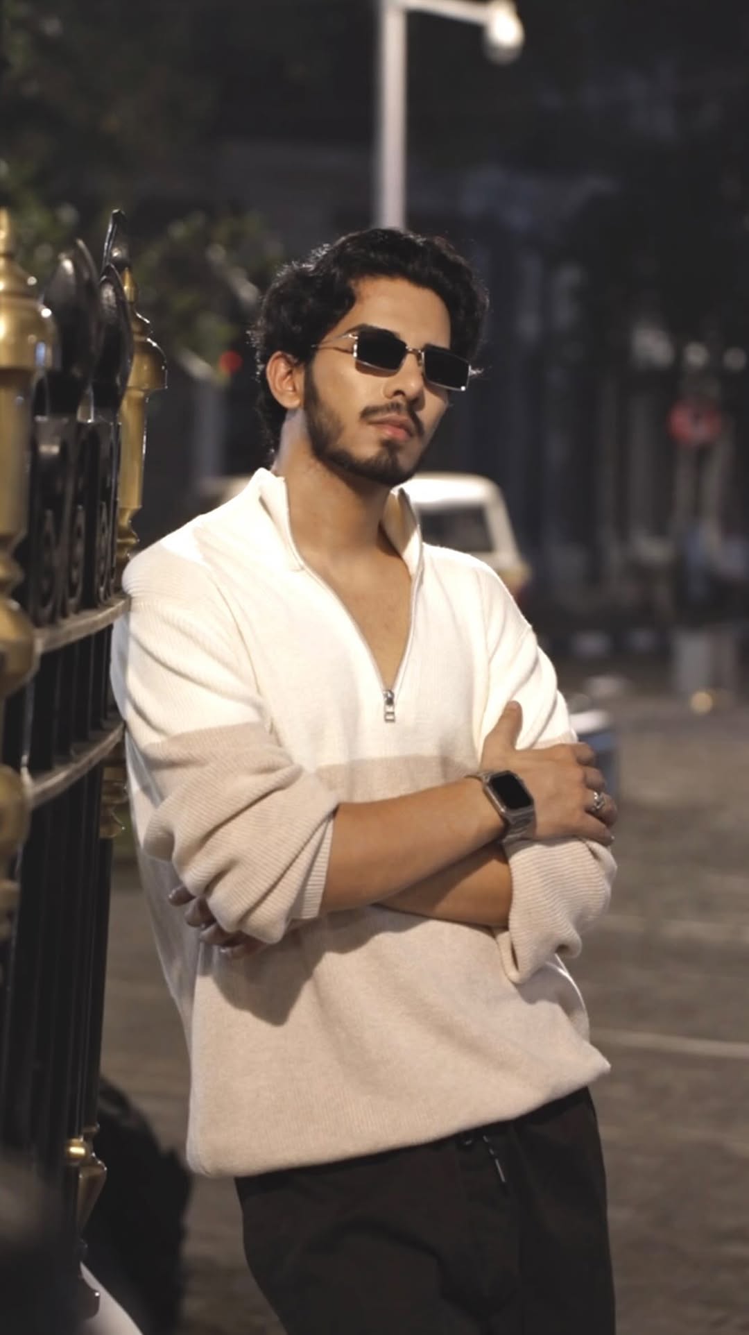 Instagram post by @raunakspam for Lifestyle Stores. Caption reads: #ad Winter nights that feel like a scene from my....
