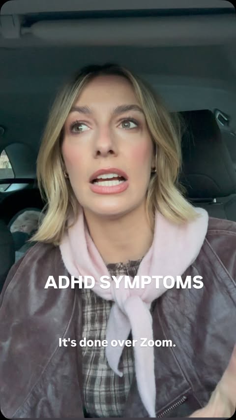 Instagram post by @blathnaidt for ADHD Now. Caption reads: As promised…. A reel on my ADHD symptoms and how I....