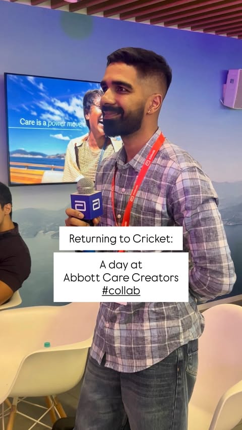 Instagram post by @sumedhhbilgi for Abbott. Caption reads: [...] happening inside your body! At the Abbott....
